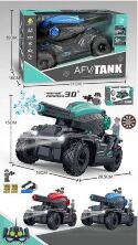 Танк на радіокеруванні 168-7 3 види, пульт керування 2,4 GHz, акум. 3,7 V, стріляє орбізами, 4WD, звук,