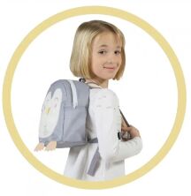 Дитячий ляльковий візочок DeCuevas Pipo класичний з сумкою-рюкзаком 86047