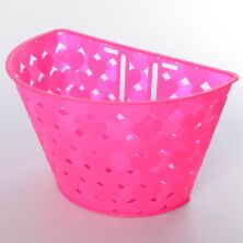 Кошик на велосипед AS1901 універсальний пластик малинова