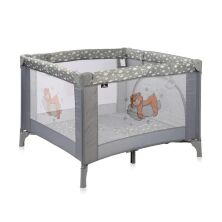 Манеж-ліжко Lorelli Play Station Grey Clouds сірий