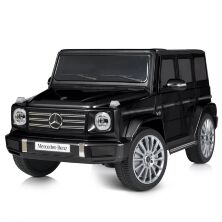 Дитячий одномісний електромобіль джип Mercedes M 5028EBLRS-1 м'яке сидіння, 4 мотори / чорний автофарбування