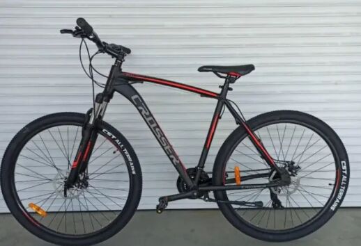 Велосипед спортивний гірський Crosser Inspiron 29 колеса 29 дюймів рама алюміній 21" чорно-червоний
