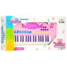 Дитячий синтезатор-піаніно на ніжках 3707A-8A з мікрофоном 37 клавіш MP3. Працює від мережі / 2 кольори**