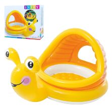 Надувний басейн INTEX 57124 з навісом "Ледача равлик"