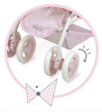 Дитяча коляска прогулянкова для ляльок подвійна Decuevas Niza 90346 висота 72 см