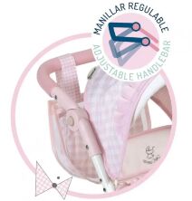 Дитяча коляска прогулянкова для ляльок подвійна Decuevas Niza 90346 висота 72 см