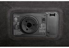 Надувний велюровий матрац ліжко INTEX 67770 з вбудованим насосом**