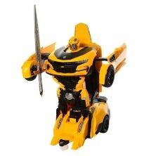 Інтерактивний робот трансформер 757-B006 Бамблбі на радіокеруванні акумулятор світло жовтий