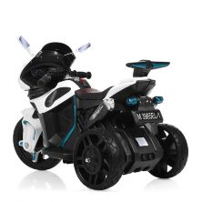 Дитячий електромобіль мотоцикл трицикл Bambi Racer M 3965EL-1 білий**