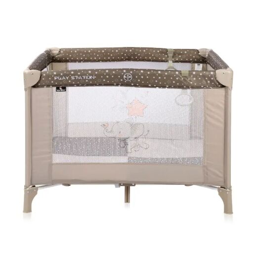 Манеж-ліжко Lorelli Play Station Beige Elephant бежевий