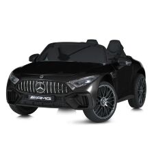 Дитячий електромобіль Машина M 5098EBLR-2 Mercedes SL 63 двомісний, м'яке сидіння, 4 мотори / чорний