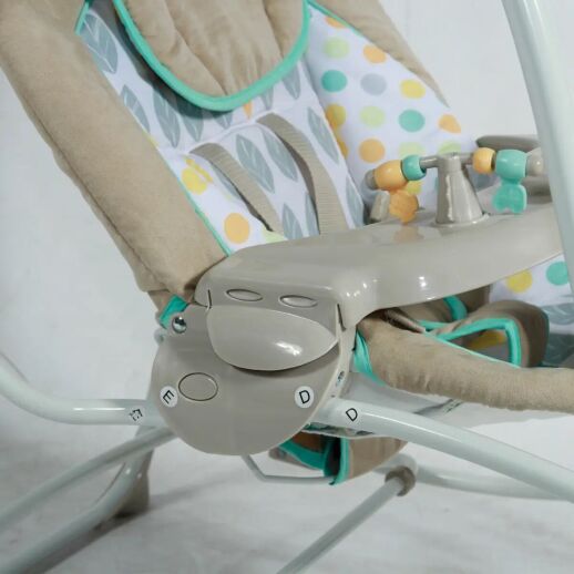 Дитяче крісло-качалка шезлонг-гойдалки Lorelli (Bertoni) Tango Grey сіра