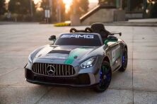 Дитячий електромобіль машина Mercedes M 4050EBLRS-11 Автофарбування mp3, SD, USB, пульт р/к / сірий
