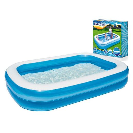 Дитячий (сімейний) прямокутний надувний басейн BESTWAY 54006