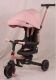 Триколісний велосипед 3в1 TURBOTRIKE MT 1036 pink з батьківською ручкою (біговел+велосипед+коляска) рожевий