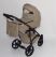Універсальна Всесезонна Дитяча коляска Трансформер 2в1 BOSTON з Люлькою і підсклянником. Еко Шкіра Бежева