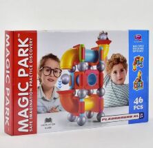 Дитячий магнітний конструктор Magic Park QF 8111 E, 46 деталей