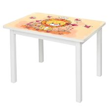 Дитячий стіл зі стільчиком Bambi BSM1-03 Левеня білий**