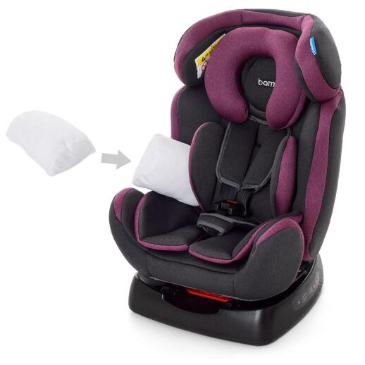 Автокрісло Bambi M 3678 0-25 кг Pink Grey **