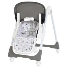 Дитячий складаний стільчик для годування BAMBI M 5673-11 чохол екокожа/сірий