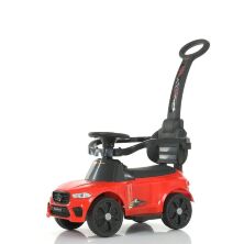 Дитяча каталка-толокар-електромобіль 2в1 M 4855 LR-3 світлові та звукові ефекти MP3/USB Червоний