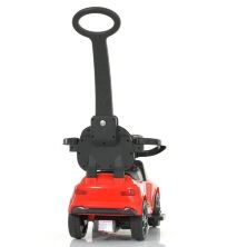 Дитяча каталка-толокар-електромобіль 2в1 M 4855 LR-3 світлові та звукові ефекти MP3/USB Червоний