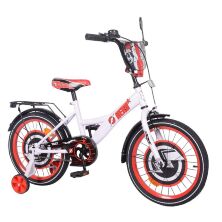 Велосипед дитячий двоколісний TILLY Hero 18 дюймів T-218212/1 white+red біло-червоний