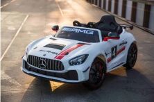 Дитячий електромобіль машина Mercedes M 4050EBLR-1 mp3, SD, USB, пульт р/к / білий