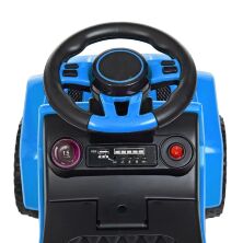 Дитяча каталка толокар штовхач Машинка Bambi 2в1 M 4288-12 з батьківською ручкою / колір блакитний**