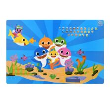 Дитячий складаний столик зі складним стільчиком Bambi A19-SHARK "Акулятко Ту-ру-ру" блакитний**