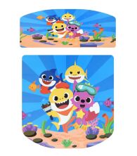 Дитячий складаний столик зі складним стільчиком Bambi A19-SHARK "Акулятко Ту-ру-ру" блакитний**