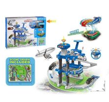 Дитячий ігровий набір Гараж, Паркінг Парковка 660 A-304 триповерховий з машинками / одна машинка змінює колір