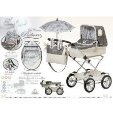 Коляска для ляльок складна DeCuevas 82000 Лялькова класична коляска з сумкою і парасолькою серії Reborn