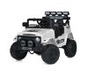 Дитячий двомісний електромобіль джип багі JJ2122EBLR-1 шкіряне сидіння білий