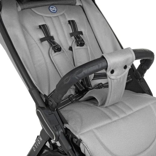 Коляска прогулочная El Camino ME 1084 ORION Silver з чохлом на ніжки / сіра**