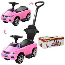 Дитяча машинка каталка толокар Bambi M 3503B-8 рожева