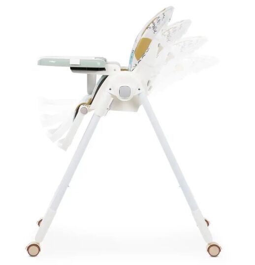 Дитячий складаний стільчик для годування BAMBI M 5673-12 чохол екошкіра/блакитний