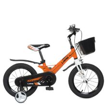 Велосипед дитячий двоколісний 14-MERCURY колеса 14 дюймів дискові гальма рама магній білий