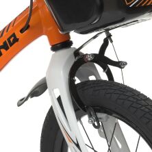 Велосипед дитячий двоколісний 14-MERCURY колеса 14 дюймів дискові гальма рама магній білий