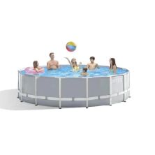 Тент для каркасного басейну Bestway 58037 діаметр 366 см темно-синій