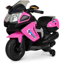 Дитячий електромобіль мотоцикл Bambi BMW M 3625EL-8 шкіряне сидіння / колір рожевий **