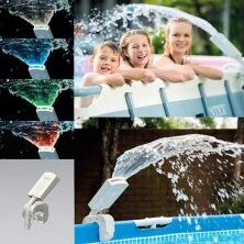 Фонтан для басейну INTEX 28089 з LED підсвічуванням для каркасних басейнів