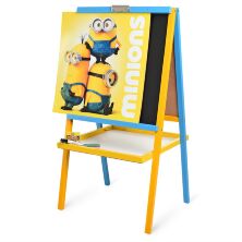 Детский двухстороний мольберт Bambi M 068 Minions (с зажимом для бумаги, магнитная)