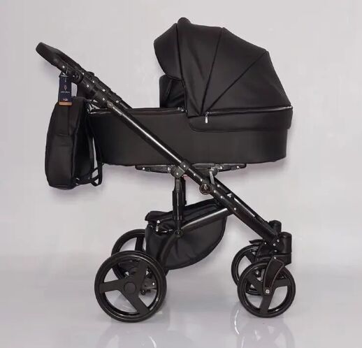 Коляска дитяча універсальна "ALMONDO" екошкіра всесезонна коляска, з модульною системою 2в1