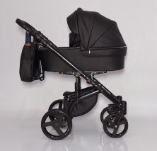 Коляска дитяча універсальна "ALMONDO" екошкіра всесезонна коляска, з модульною системою 2в1