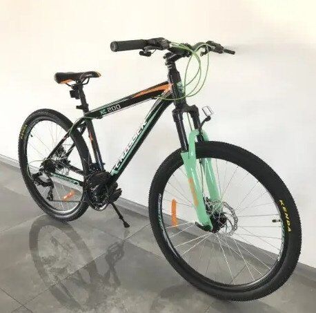Спортивний гірський велосипед Crosser Boy XC-200 26 дюймів чорно-зелений