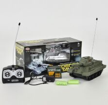 Дитячий Акумуляторний Танк 3886 A стріляє кульками, з пультом управління