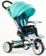 Дитячий велосипед триколісний складаний Crosser MODI T-600 ROSA алюмінієвий з поворотним сидінням бірюзовий