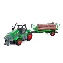 Трактор 40см на р/к з причепом на радіо-керуванні SH091-472B-73B на акумуляторі / світло / 2 види