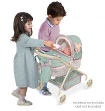 Коляска для ляльки DeCuevas із сумкою серії Прованс, 56см (86045)